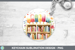 GorgeousKids 01 Bookshelf Keychain design.
