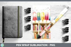 GorgeousKids 01 Bookshelf Pen Wrap design.