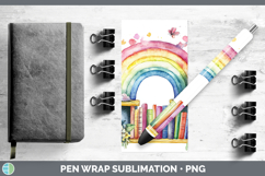 GorgeousKids 01 Bookshelf Pen Wrap design.