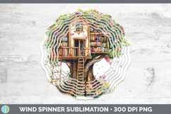 GorgeousKids 01 Bookshelf Wind Spinner design.