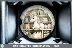 GorgeousKids 01 Bookshelf Car Coaster design.