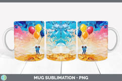 GorgeousKids 01 Thick Paint Mug Wrap design.