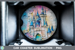 GorgeousKids 01 Thick Paint Car Coaster design.