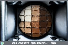 GorgeousKids 01 Thick Paint Car Coaster design.