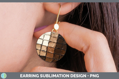 GorgeousKids 01 Thick Paint Round Earrings design.