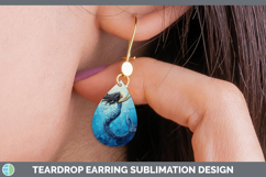 GorgeousKids 01 Thick Paint Teardrop Earrings design.