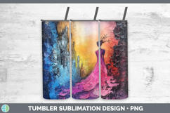 GorgeousKids 01 Thick Paint Tumbler design.