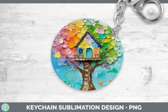 GorgeousKids 01 Thick Paint Keychain design.