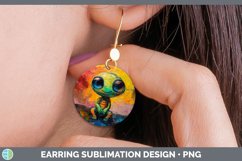 GorgeousKids 02 Thick Paint Round Earrings design.