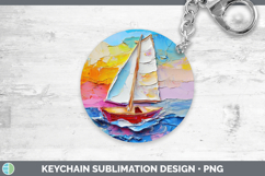 GorgeousKids 02 Thick Paint Keychain design.