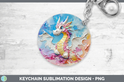 GorgeousKids 02 Thick Paint Keychain design.