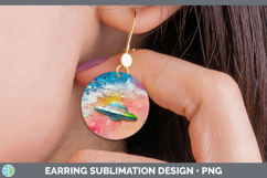 GorgeousKids 02 Thick Paint Round Earrings design.