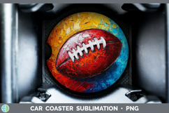 GorgeousKids 02 Thick Paint Car Coaster design.