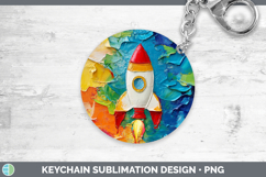 GorgeousKids 02 Thick Paint Keychain design.
