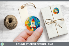 GorgeousKids 02 Thick Paint Stickers design.