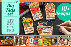 Big Kids set | educational laser cut Product Image 1