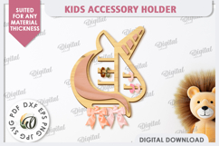 Kids Accessory Holder LaserCut Bundle. Hair Scrunchie Hanger Product Image 8