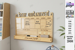 Kids Weekly Wall Planners Laser Cut Bundle | Nursery Decor Product Image 18