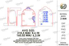 3D Kids Affirmation Signs Lasercut Bundle. Nursery decor SVG Product Image 4