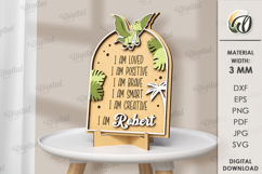 3D Kids Affirmation Signs Lasercut Bundle. Nursery decor SVG Product Image 9