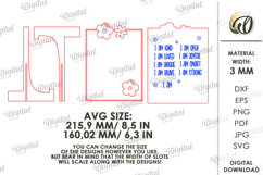 3D Kids Affirmation Sign Lasercut. Nursery decor SVG Product Image 2