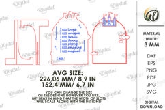 3D Kids Affirmation Sign Lasercut. Nursery decor SVG Product Image 2