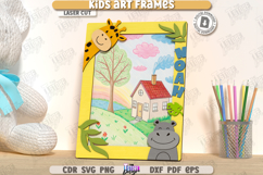 Kids Art Frames Laser Cut Bundle|Drawing Frames|Wall Decor Product Image 9