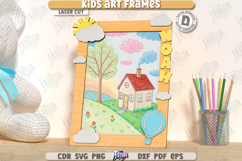 Kids Art Frames Laser Cut Bundle|Drawing Frames|Wall Decor Product Image 5