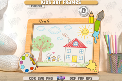 Kids Art Frames Laser Cut Bundle|Drawing Frames|Wall Decor Product Image 6