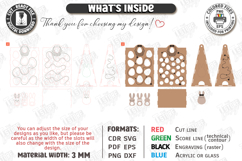 Kids Balance Toys Laser Cut Bundle | Interactive Games SVG Product Image 3