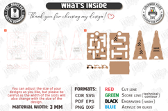 Kids Balance Toys Laser Cut Bundle | Interactive Games SVG Product Image 11