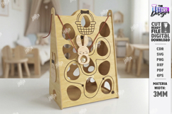 Kids Wooden Balance Toy Laser Cut | Interactive Games SVG Product Image 1