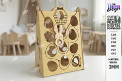 Kids Wooden Balance Toy Laser Cut | Interactive Games SVG Product Image 1