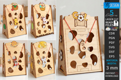 Kids Balance Toy Laser Cut Bundle | Kids Laser | Board Games Product Image 1