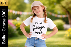 kids Bella Canvas 3001 Mockup 