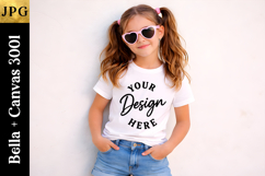 kids Bella Canvas 3001 Mockup  