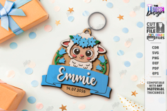 Kids Birthday Souvenir Laser Cut|Cute Animals|Kids Name Tags Product Image 1