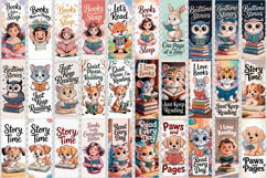 Kids Bookmark Bundle | Cute animals Reading Quotes Bookmarks Product Image 2