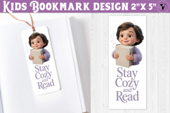 Kids bookmark printable | Cute boy reading quote bookmark Product Image 1