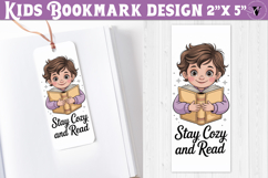 Kids bookmark printable | Cute boy reading quote bookmark Product Image 1