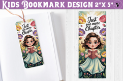 Kids bookmark printable | Cute girl reading quote bookmark Product Image 1