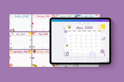 2026 Canva Kids Calendar Printable Template PDF Product Image 4