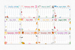 2026 Canva Kids Calendar Printable Template PDF Product Image 6