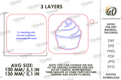 Kids Cards Bundle Laser Cut. Personalized Gift Card SVG Product Image 5