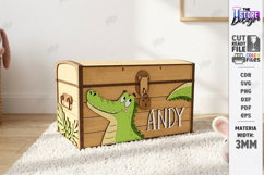 Wooden Kids Treasure Chest Laser Cut Bundle | Nursery Decor Product Image 13