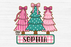 Kids Christmas Name Png, Christmas Monogram Png Product Image 1