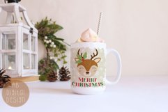 Christmas Sublimation Design | Reindeer | Merry Christmas Product Image 2