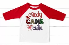 Candy Cane Cutie I Kids Christmas Sublimation I Baby Christmas Sublimation Design