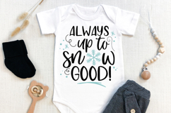 Festive Snow Fun SVG - Adorable Winter Children Art, Holiday Pajama PNG