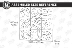Kids Climbing Wall Panel Laser Cut | Wall Board | Nursery Product Image 3